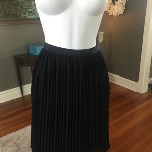 Navy j crew skirt
